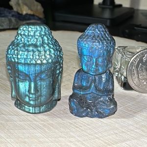 Labradorite carvings